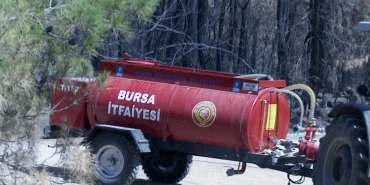 Bursa Büyükşehir'in tankerleri orman yangınlarına müdahalede kilit rol oynuyor