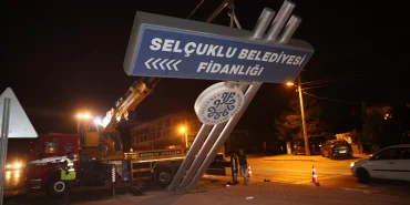 Konya Büyükşehir'in şehir estetiğine bir destek de Selçuklu'dan